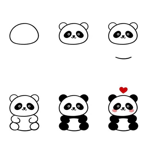 熊猫奔奔报价及图片/熊猫奔跑简笔画